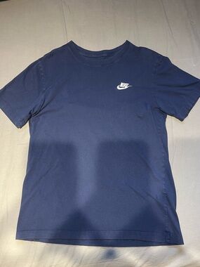 Nike Dark Blue Short Sleeve Logo Tee